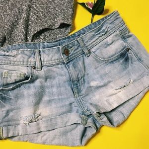 H&M Light Wash Shorts
